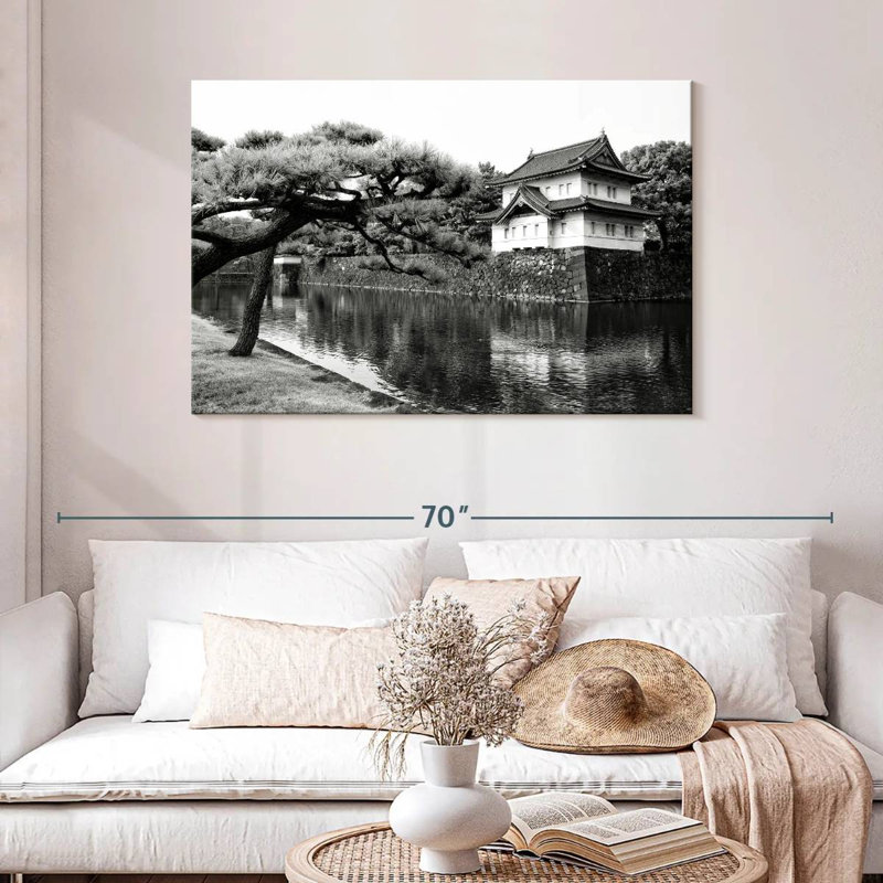 Japanese Imperial Palace, 30" H x 45" W