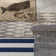Striped Cotton Flatweave Area Rug