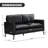 Cheronda 57" Upholstered Leather Loveseat Sofa-146781310