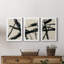 «Lines Crossed I», ensemble de 3 reproductions d'art sur toile tendue-925813474