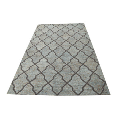 Tapis bleu clair 5x8 Pineland