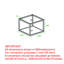 Petite table basse contemporaine en métal et verre - Argent-66151015-66151016