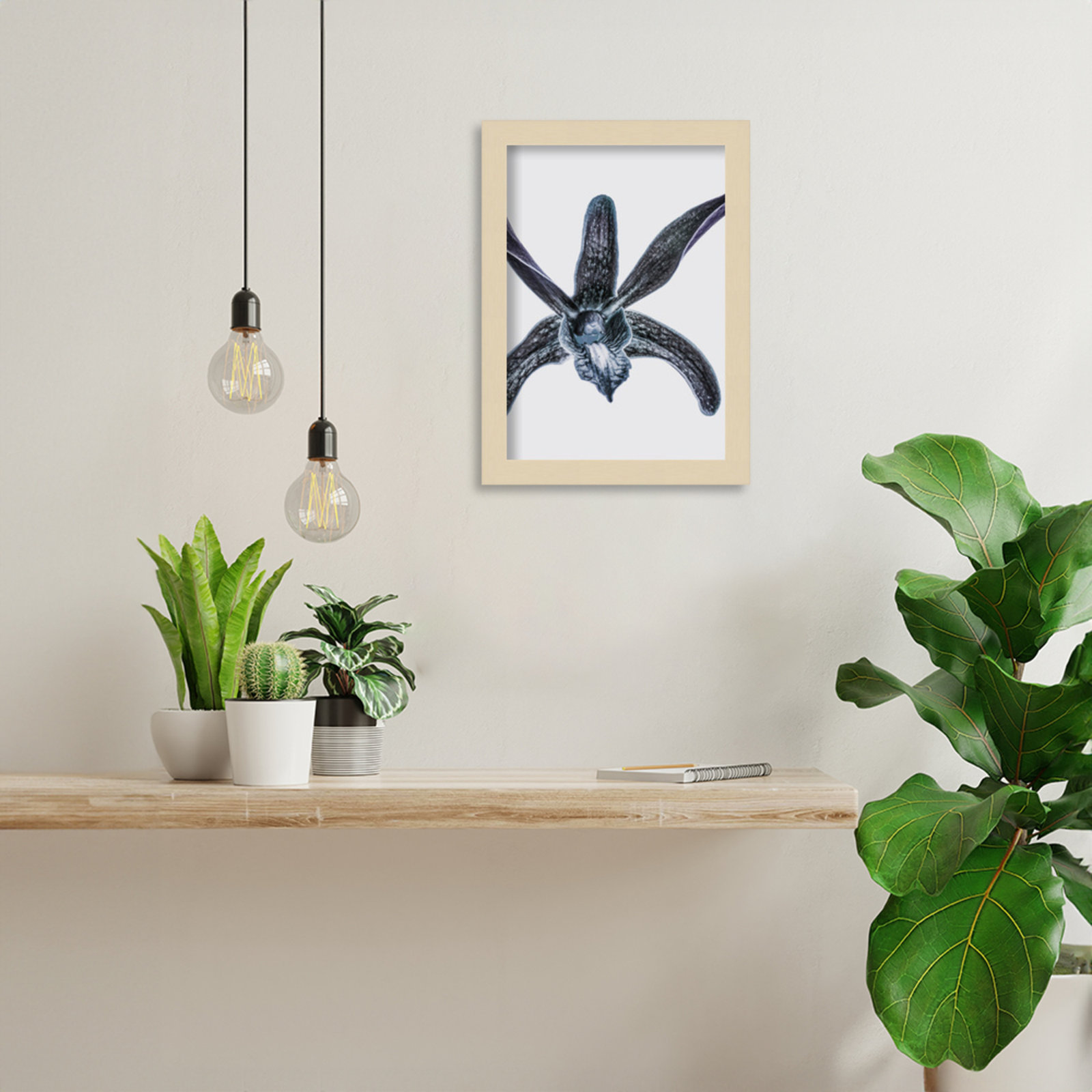 Parkerfield "Orchid" Print by Shot by Clint, Brown, 13" H x 10" W