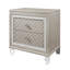 Table de chevet Cross Glam Champagne