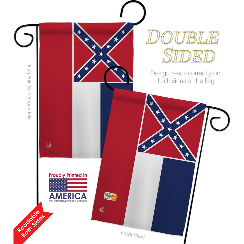 Double Sided 18.5'' H x 13'' W Polyester Garden Flag