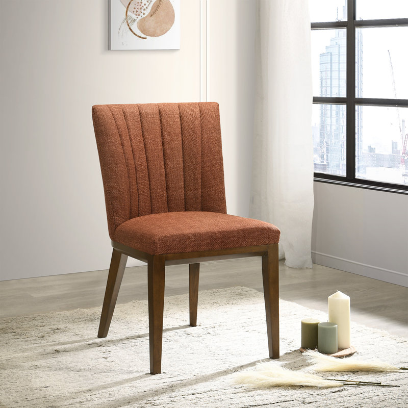 Chaise d'appoint Keyonn, Orange