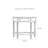 Half Round Solid Wood Console Table
