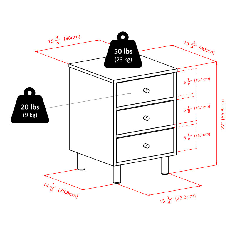 McLoughney 3 - Drawer End Table
