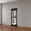 Solid Wood Lighted Curio Cabinet-1162398221