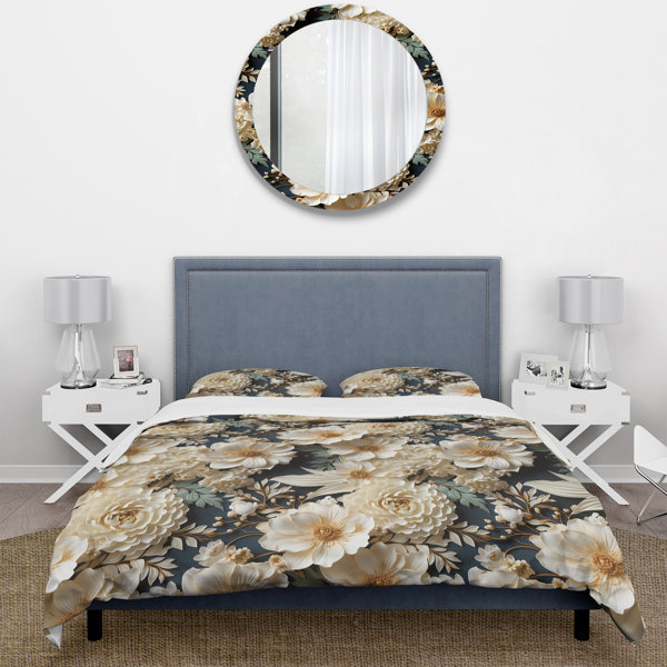 DesignArt Anston Floral Duvet Cover Set | Wayfair