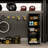 Single Garage Storage Cabinet With Doors And Shelves-1288650129
