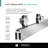 60'' W X 80'' H Double Sliding Frameless Shower Door-101025382