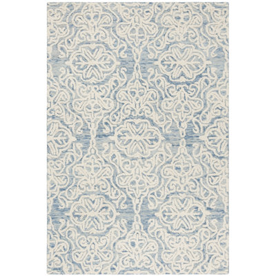Davyan Hand Tufted Wool Ikat Rug
