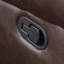 Fauteuil inclinable oscillant standard en similicuir de 43,25 po de largeur-227876939