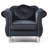 Farney Velvet Swivel Armchair-1524515538