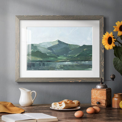 " Green Gray Mountains I "