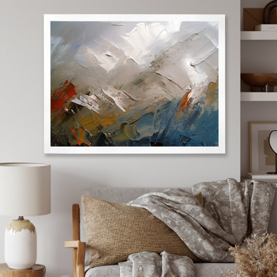 Blue Nova Evening Nostalgia, peinture abstraite - peinture murale abstraite