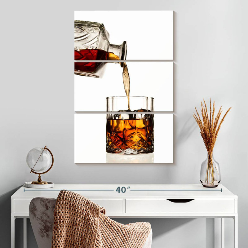 Yarlin Whiskey Pouring, 32" H x 20" W
