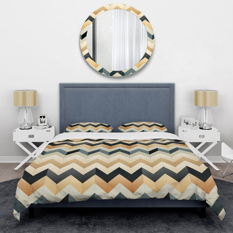 Ensemble de housse de couette en microfibre ivoire Boho Accents, Housse de couette pour très grand lit et 2 très