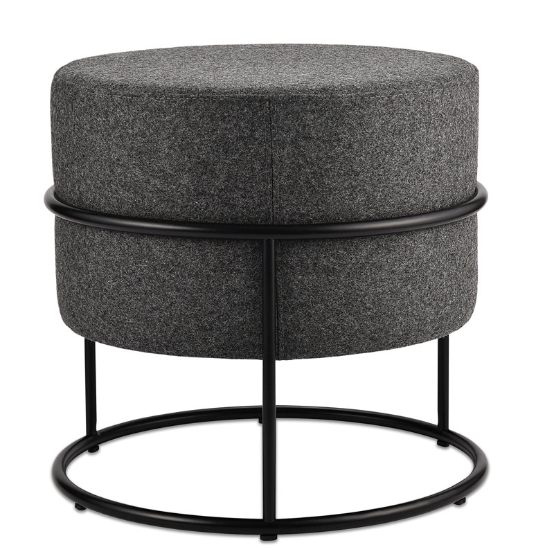 Colombo Stackable Pouf, Dark Gray