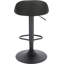 Mettawa Swivel Upholstered Adjustable Height Counter Stool with Metal Frame-1881590803
