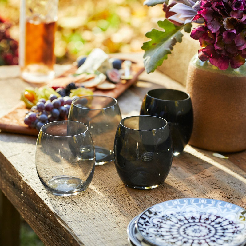 Les Nuages Ombre Tumbler Glasses, Gray