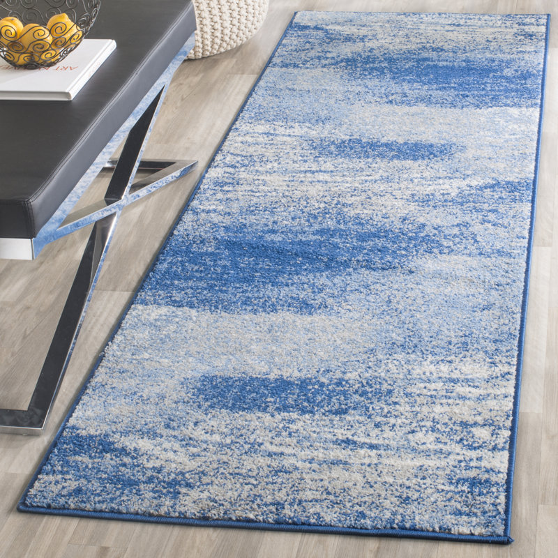 Tapis performance abstrait Gicu, Tapis de couloir 2 pi 6 po x 6 pi