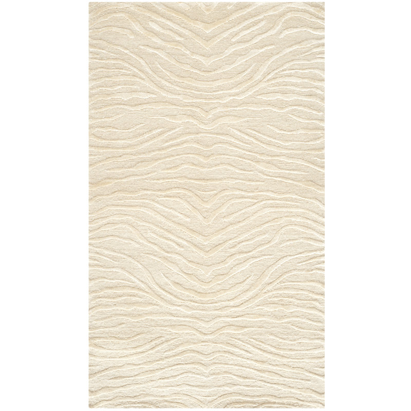 Martha Stewart Silk & Wool Pile Solid Color Rug