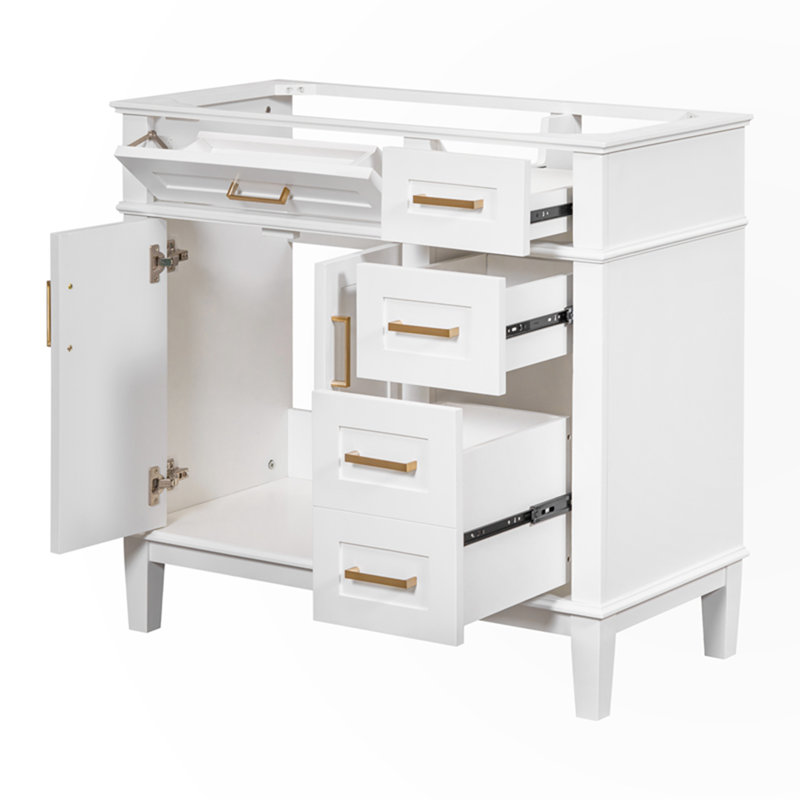 Armoire d'appoint Gared, Blanc