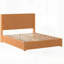 Structure de lit plateforme en bois massif avec tête de lit, aucun sommier nécessaire, conception sur pied pour un assemblage facile et un soutien maximal.-130075850-130075851