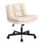 MISE À JOUR! Fauteuil de bureau pivotant à 360 ° de grande taille avec roulettes