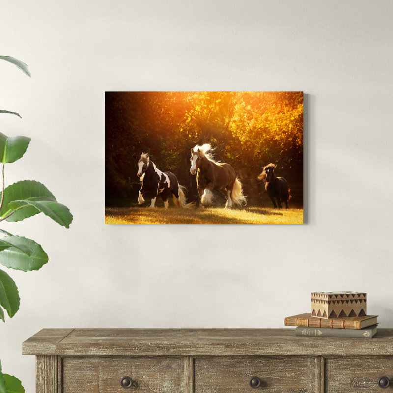 Horse Motion V, H 20 po x l 30 po x P 1,25 po