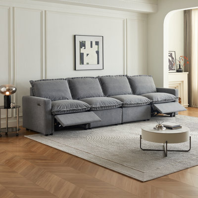 Upholstered 141.73 " Fabric Sofa