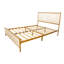Lit plateforme tapissier en bois massif Rickmansworth-1001284917-1001284922