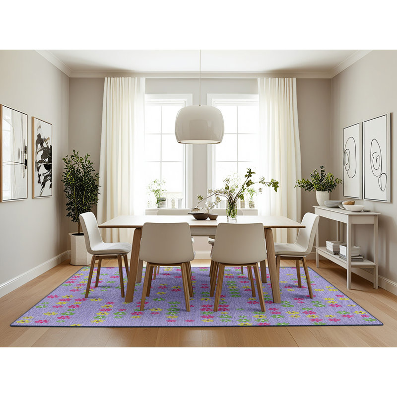 Ayaana Floral Indoor Rug, Rectangle 7' x 10'