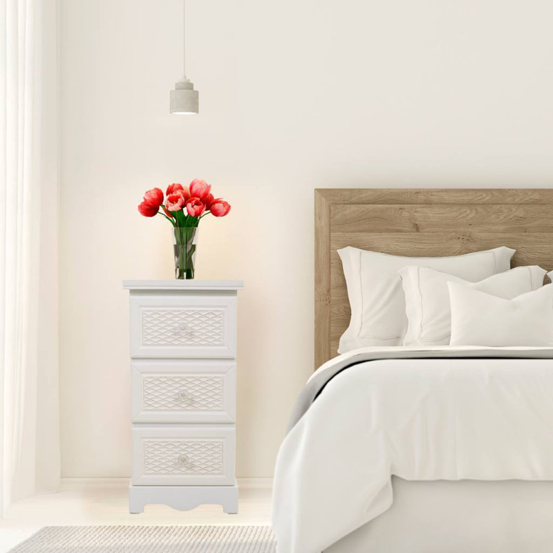 Glazer 31 cm W Bedside Table