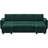Velvet Sectional Sofa Bed Sleeper-1820958726