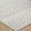 Syier In- & Outdoor Scandi Modern White Area Rug-400525548