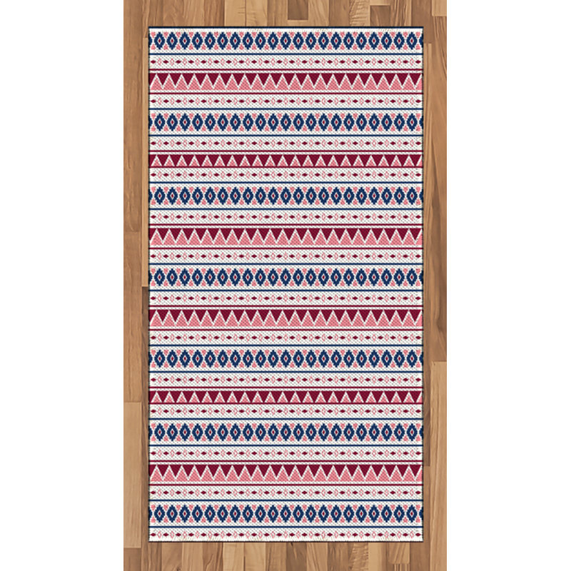 Ethnic High Density Long Fiber Poly Threads Decorative Area Rug Carpet, Rectangle 2'7" x 5'
