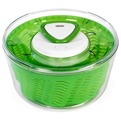 Zyliss Easy Spin 2 Salad Spinner 3.5L Small - Clear/Green