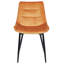 Achaius 41cm H Tufted Velvet Upholstered Metal Full Back Side Chair-640286456