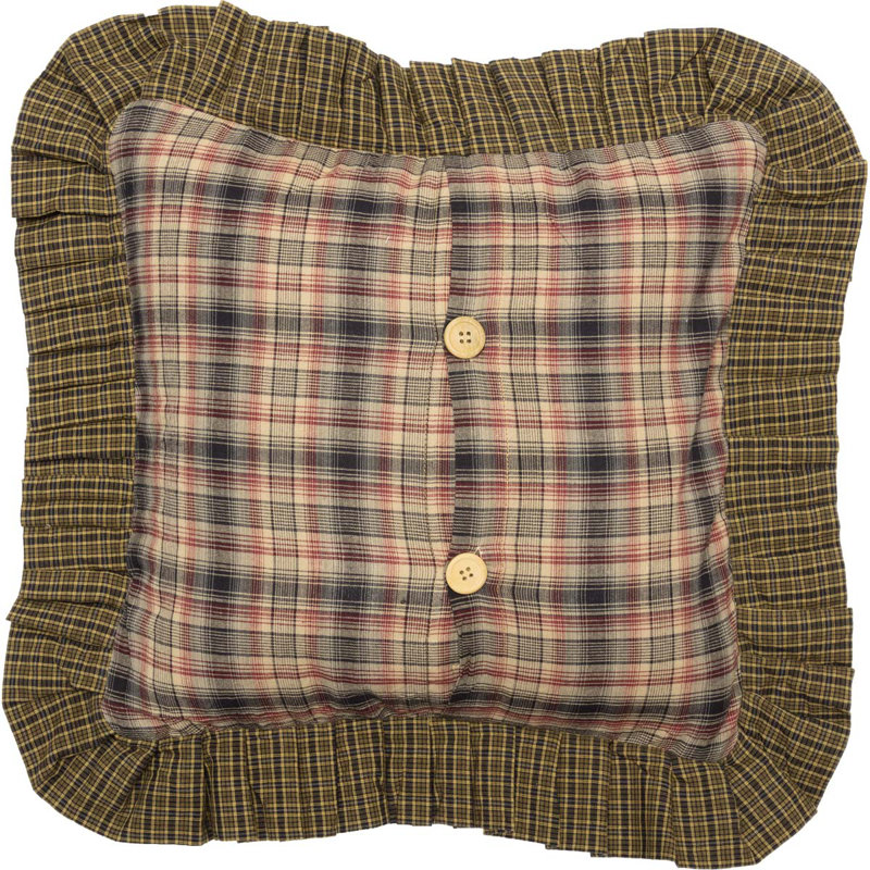 Tea Cabin Square Cotton Pillow Cover & Insert