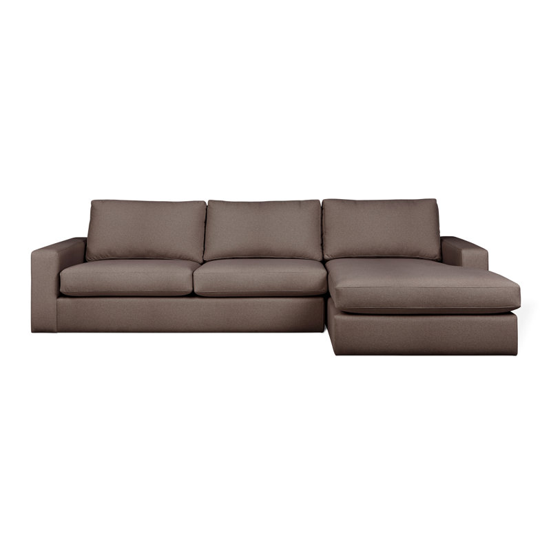 Ashdale Sectional, Carob, Right Hand Facing