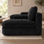 Canapé d'angle en forme de U de 157,5 po de largeur, recouvert de tissu, avec double méridienne, coussins cylindriques et oreillers.-2058984439