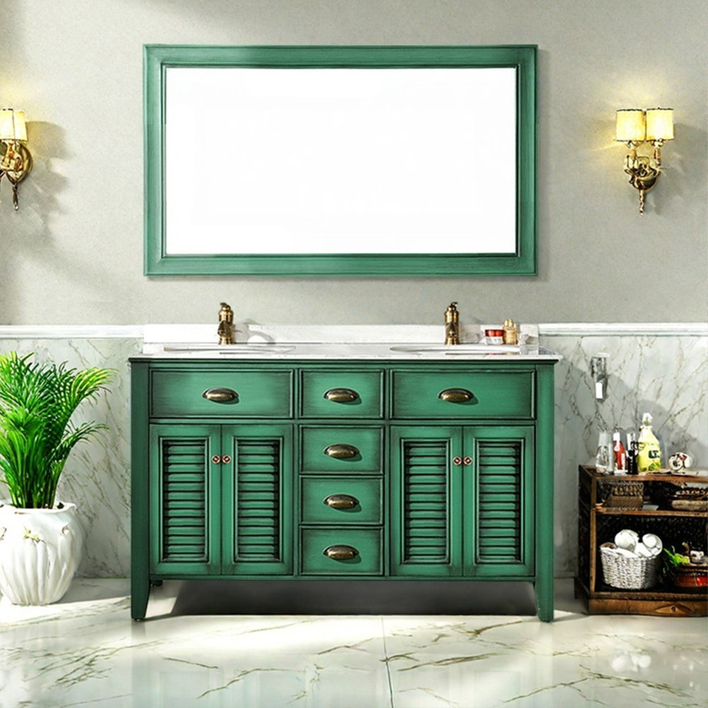 Backop American style vintage bathroom cabinet. | Wayfair