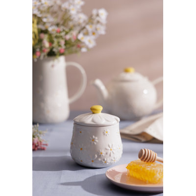 Daisy Ceramic Food Storage Container