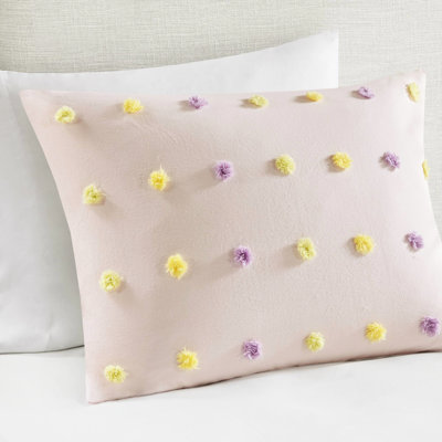 4Pcs Twin/Twin Xl Cotton Comforter With Pink , Filling, - , Decorative Pillows For Xl, Machine Washable Bedroom