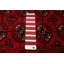 Teimani Red Rug 3'10" x 5'5"