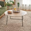 Table basse ronde pour chambre à coucher