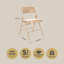 Chaise pliante en vinyle Bernadine-273601962